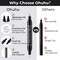 Ohuhu Chrome Paint Pen: Silver Liquid Chrome Markers with Gloss Mirror Water-Proof Lightfast Permanent Paint Markers for Repairing Metal Glass Plastic Car Tire DIY Crafts Models Posters
